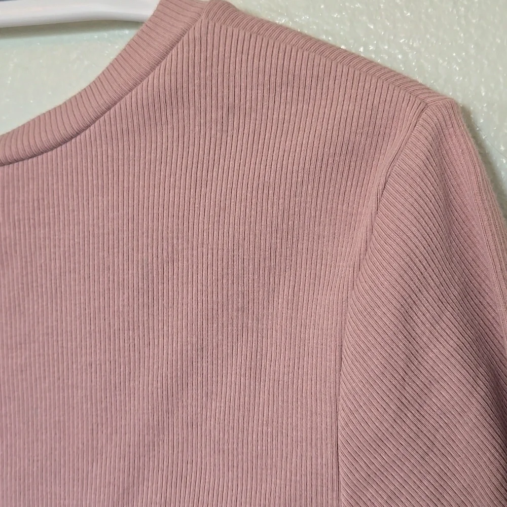 LulaRoe | Blush Lettuce Trim Short Sleeve Tee Size Medium